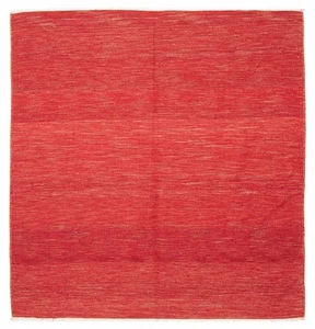 Vintage Hand Woven Carpet 5'10" x 6'2" Traditional Wool Kilim Rug - Picture 1 of 9