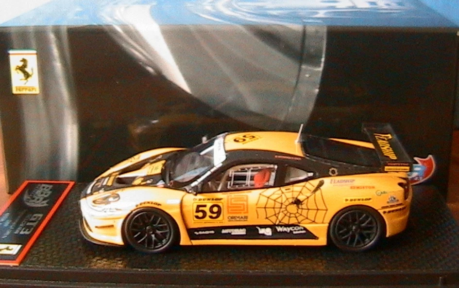 FERRARI F430 GT3 #59 SCUDERIA KESSEL 2009 GT OPEN ITALIA BBR BBRC18C 1/43 SPIDER - Photo 1/1