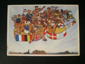 Joubert carte postale Jamborée 1947 Ed. Ozanne TBE - Picture 1 of 1