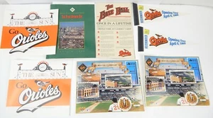 2B banderines efímeros de las yardas de béisbol de los Baltimore Orioles día de apertura 1992 - Imagen 1 de 5