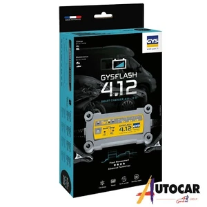 MANTENITORE/CARICATORE BATTERIE GYSFLASH 4.12 4A  12V COD. 29422 - Imagen 1 de 9
