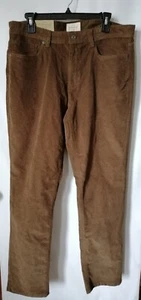 New Mens Straight Corduroy Pants 35"W measured $75 Business Casual - Picture 1 of 3