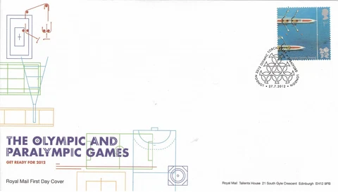 (45999) GB Cover London Olympic Games Torch Relay Stratford London 2012 Cover