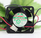 1PC MAGIC MGT4005MB-R20 4020 5V 4CM 0.28A 2-Wire Dual Ball Cooling Fan