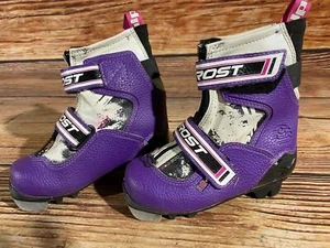 Alpina Frost Kids Nordic Cross Country Ski Boots Size EU26 US9 for NNN A-153 - Picture 1 of 7