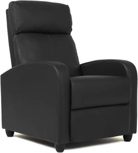 Recliner Chair Home Theater Seating Reclining Sofa Push Back Recliner with Lumba - Picture 1 of 8