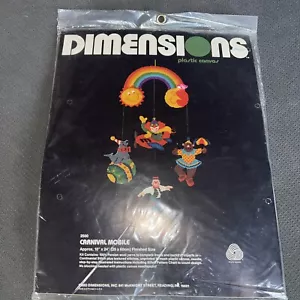 Dimensions plastic canvas Carnival Mobile Circus rainbow New unopened - Picture 1 of 6