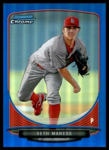 2013 Bowman Chrome Prospects Blue Refractors #BCP64 Seth Maness /250