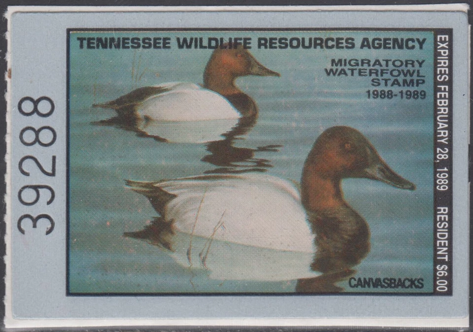 USA Tennesse  MNH Waterfowl  Ducks Jaffe TN10   Value $ 15.00 - Image 1 of 1