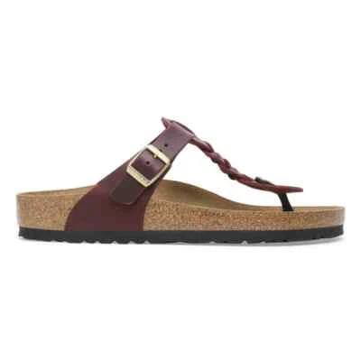 BIRKENSTOCK GIZEH BRAIDED ZINFANDEL Zehentrenner Pantolette Sandale normal Weit