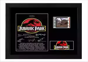 Jurassic Park Original Film Cell Display Signed Stunning Memorabilia + COA - Picture 1 of 3