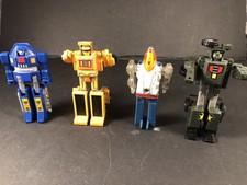 1982 LOT Bandai GoBots G1 Transformers MR-02 Loco MR-04 Cop-Tur MR-09 1983 MR-28