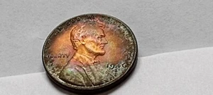 BU TONED 1946-S LINCOLN WHEAT CENT--22A - Picture 1 of 6