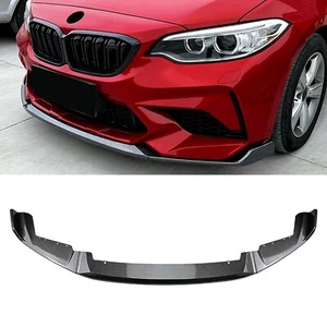 For BMW 2 Series F87 M2 Coupe 2016-2021 2017 Car Front Bumper Spoiler Lip Kit 3x - Picture 1 of 11