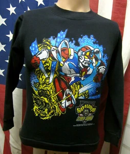 SUPERHUMAN SAMURAI SYBER-SQUAD youth med sweatshirt 1994 cartoon shirt TV anime - Picture 1 of 6