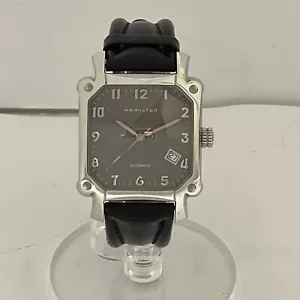 Hamilton Frank Lloyd 000221 Date Black Dial AT Mens Watch From JAPAN - Picture 1 of 12