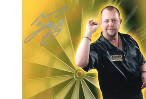 English professional darts player Mervyn King Hand Signed Photo - Picture 1 of 1