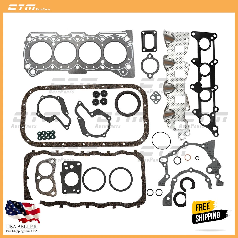 Fits Suzuki Sidekick Geo Trakcer 1.6L Full Gasket Set G16K/C Foto 1 de 4