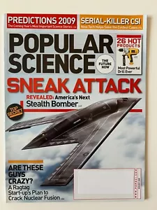 STEALTH BOMBER January 2009 POPULAR SCIENCE MAGAZINE Laberge Nuclear Fusion - Imagen 1 de 2