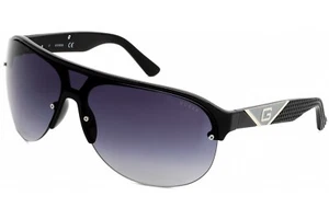 GUESS FACTORY GF 5066 01B Sunglasses Black Frame Gradient Smoke - Picture 1 of 4