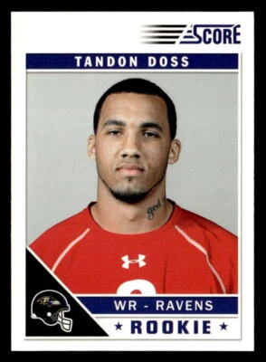 Tandon Doss 2011 Score Glossy Rookie Card #394 Indiana Hoosiers - Image 1 of 2