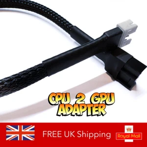 CPU to GPU Fan Adapter Cable - 4-Pin PH2.0 Mini GPU for MSI, Gigabyte and more - Picture 1 of 6
