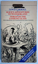 Alice Adventure Through Looking Glass Lewis Carroll VTG 1960 Signet Classic MMPB
