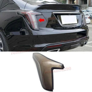 1*For Cadillac CT5 2020-2022 Smoked Black Left Rear Tail Lights Lens Cover Shell - Picture 1 of 4