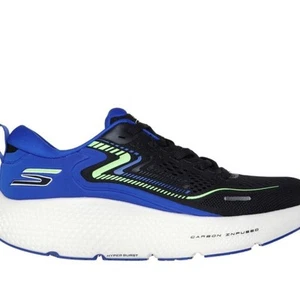 Sneakers Sketchers uomo GO RUN Max Road 6 nere blu nuove con etichetta - Foto 1 di 14