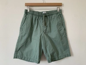 Gap 9" Easy Shorts S Green Elastic Waist Pockets Comfort Casual Hiking Outdoor - Picture 1 of 11