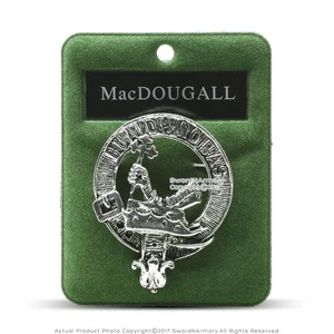 Clan MacDougall Scottish Crest Badge Brooch Pin Clothes Costume Gift Souvenir - Picture 1 of 3