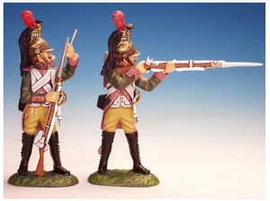 Frontline F17C.11 Napoleonic Wars French Dismounted Dragoons 6 Fig Firing Line - Bild 1 von 8