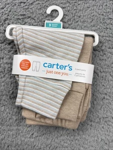 Pantaloni Carter's Just One You bambino 2 pezzi - marrone/grigio - taglia 3 mesi - Foto 1 di 2