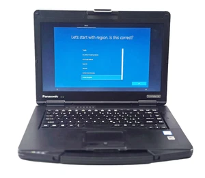 Panasonic Toughbook CF-54 MK3 I5 7th 4GB Ram 500GB SSD Computer Laptop Rugged - Picture 1 of 10
