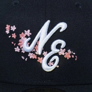 NEW ERA 59FIFTY MLB Sakura Cherry blossom Classic Logo Negro 14523124 - Imagen 1 de 5