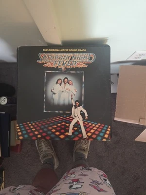 Saturday Night Fever OST 2×LP 1977 RSO RS-2-4001 Gatefold Bee Gees VG/VG+ - Image 1 of 4