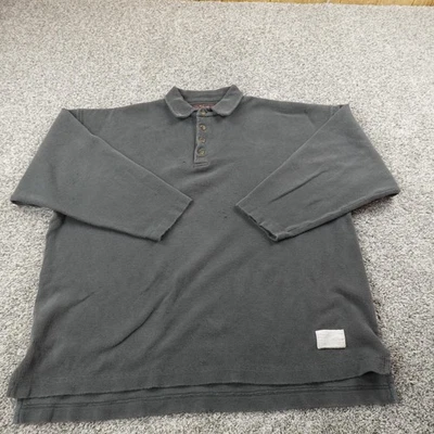 De Colección Suéter Abercrombie Fitch Para Hombres XL Gris Polo Tejido Camisa Grande Grunge Años 90 Y2K Foto 1 de 4