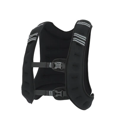Weighted Vest 10lbs, 15lbs, or 20lbs with Reflective Stripe & Mesh Pocket - Image 1 of 4