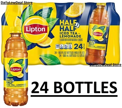 Lipton medio y medio té helado y limonada (16,9 oz., 24 paquetes) Foto 1 de 2