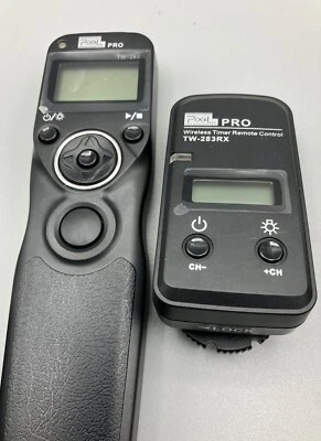 Pixel TW-283 DC2 Wireless Shutter Remote Release Control Intervalometer FSK 2.4G - Image 1 of 4