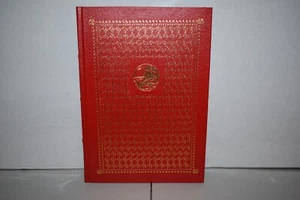 Huckleberry Finn Red Leather Gilded Mark Twain Time Warner Book Really Nice - Imagen 1 de 8
