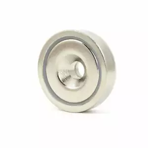 1X Heavy Duty Countersunk Ring Neo Pot Magnet 48mm 68kg | Machinery Industrial - Picture 1 of 1