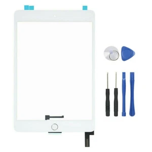 White Glass Touch Screen Digitizer For iPad Mini 4 A1538 A1550 Home Button Tools - Picture 1 of 7