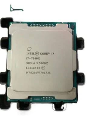 Intel Core i7-7800x CPU processor SR3L4 3.50ghz 6-Core 8.25mb lga-2066 X series - Image 1 of 3