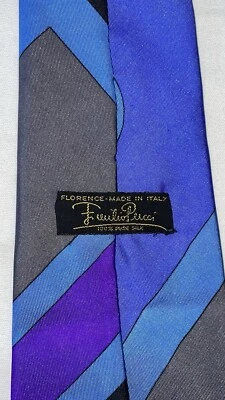 Cravatta Emilio Pucci 100% Seta - Imagen 1 de 4