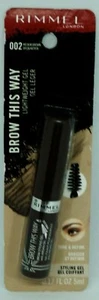 1 Rimmel Brow This Way Lightweight Styling Gel With Argan Oil MEDIUM BROWN NIP - Picture 1 of 2