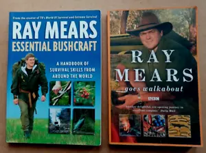 RAY MEARS BOOKS X 2 : RAY MEARS goes walking and RAY MEARS Essential Bushcraft - Picture 1 of 24