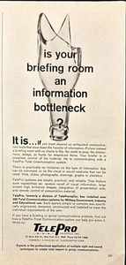 TelePro Total Communication System Vintage Print Ad 1964 - Picture 1 of 6