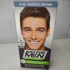 Just For Men Shampoo In Hair Color Darkest Brown H50 1 ct - Imagen 1 de 3