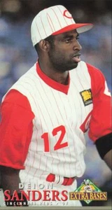 1994 Fleer Extra Bases Deion Sanders Cincinnati Reds #239 - Picture 1 of 2